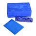 Camouflage Block Blue Three-Piece Latex Towel Pattern Stretch Strap Yoga Fitness Dance Stretching Aid Set_voghion.com