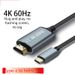 Type-C HDMI Adapter Cable For Mobile Phones Laptops Connect To HD TVs, Mirrorin, Projection Displays, And Screen_voghion.com