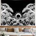 Sun Live Room Background Cloth Wall Hanging Cloth ins Background Cloth Bedroom Background Cloth Wave-H_voghion.com