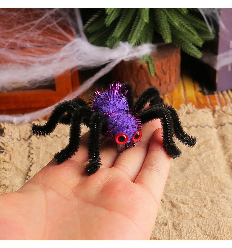 Halloween Spider Hair Clip Halloween Children's Adult Party Decoration Props Funny Spider Hair Clip Hair Accessories_voghion.com