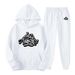 2023 Autumn/Winter New Hooded Printed Sweater Men's Leisure Sports Set_voghion.com