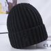 Cappello invernale caldo lavorato a maglia da donna, stile coreano, alla moda e versatile, snellente per il viso, antivento, all'ingrosso in fabbrica per uomo_voghion.com