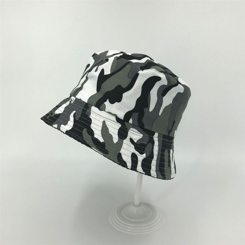 Herren Sommer Breite Krempe Mesh Fischer Outdoor Wandern Sonne UV Schutz Camouflage Angeln Hut_voghion.com