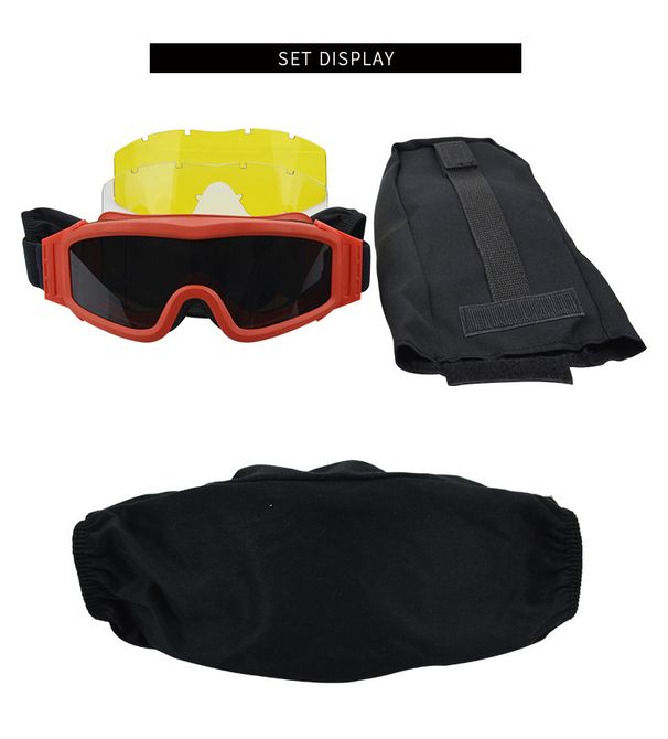 New High-quality Firefighter Goggles Set Made Of High-temperature Resistant Material, CS Tactical Goggles, And Outdoor_voghion.com