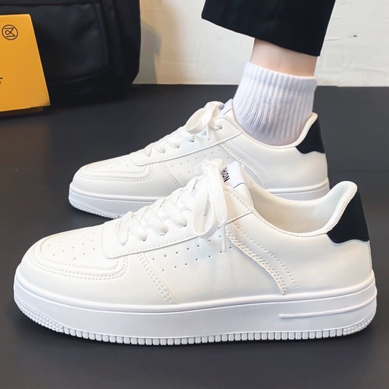Nieuwe mode skateboardschoenen Ademende kleine witte schoenen heren met alle trendy sportschoenen, casual schoenen_voghion.com