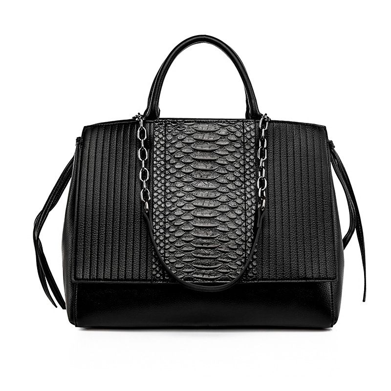 Bagagli e borse Borsa tote con motivo coccodrillo Borsa alla moda con texture Borsa da donna Cross Border Nuova borsa da donna di grande capacità Borsa a tracolla di alta qualità_voghion.com
