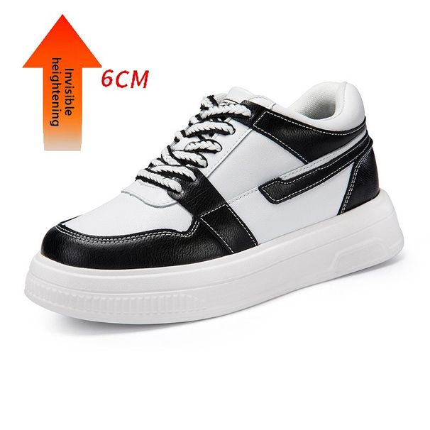 Scarpe da uomo con aumento di altezza invisibile, resistenti all'usura, per sport e tempo libero_voghion.com