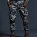 Casual Slim Fit Camouflage Joggers Cuffed Multi-Pocket Cargo Trendy Sports Pants Men's Style_voghion.com