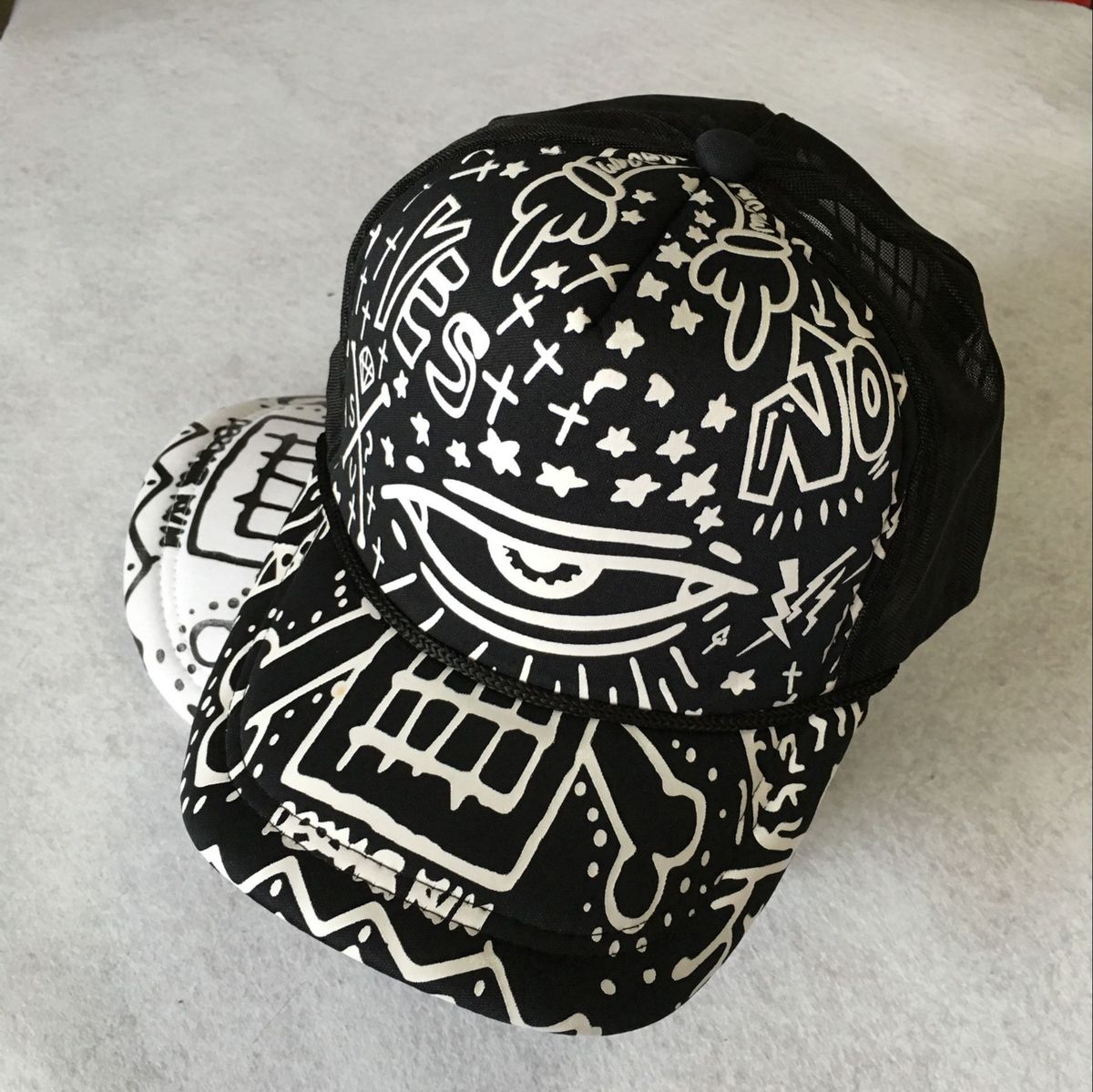 Cappello da baseball con graffiti all'aperto con lingua d'anatra diretto di nuova tendenza della moda coreana_voghion.com