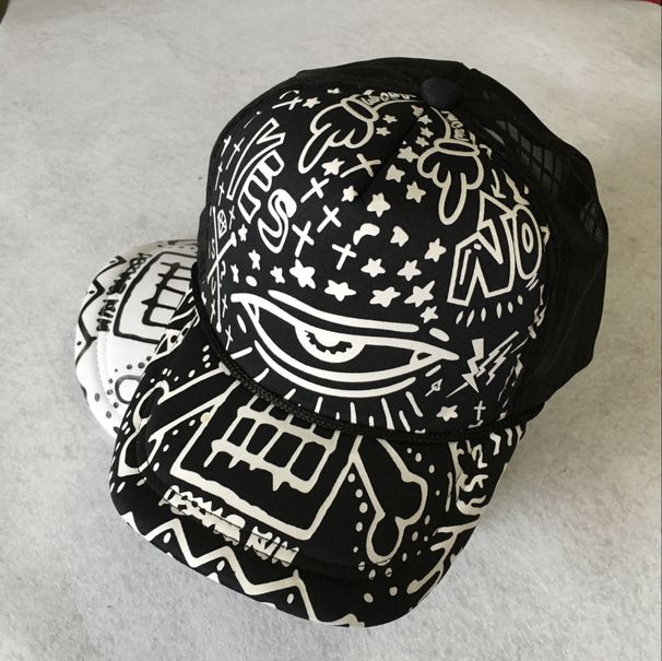 Cappello da baseball con graffiti all'aperto con lingua d'anatra diretto di nuova tendenza della moda coreana_voghion.com