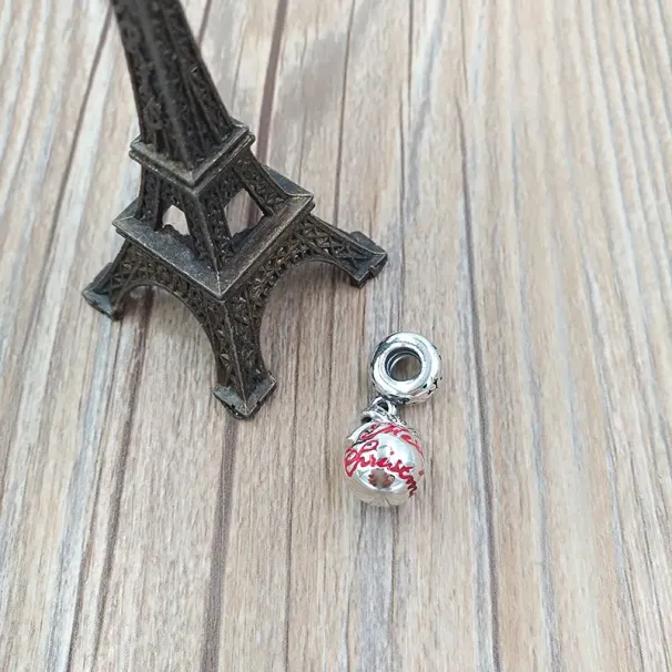 ciondoli per la creazione di gioielli bracciali con perline a catena in argento sterling Kit Bangle Collana con palline di buon Natale adatta per donne, bambini e ragazze_voghion.com