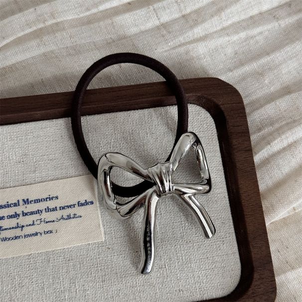 Accessori per capelli in metallo giapponese, fiocco in lega, corda per capelli da donna, anello per capelli, corda per capelli con coda di cavallo, accessori per capelli in gomma autunnale e invernale_voghion.com