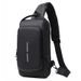 Men's Bag Shoulder Crossbody Bag Multifunctional Sports Waterproof Chest Backpack USB Charging Port Anti-theft Chest Bag_voghion.com