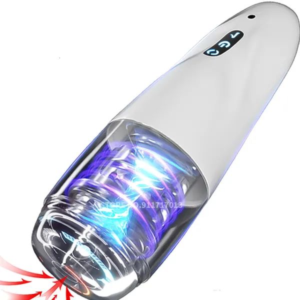 Masturbators Automatic Male Silicone   Rotation Masturbator Cup Real Pussy Blowjob Pocket Adult For Men Mastubation  2024_voghion.com
