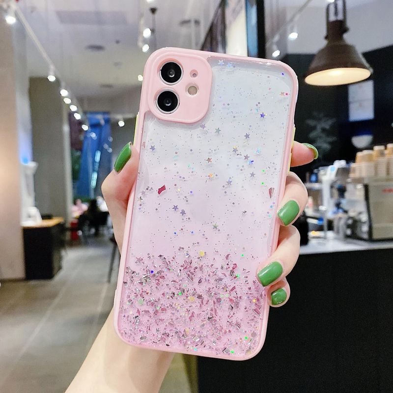 Sequins Silicone Shockproof Case for OPPO Realme 5 5s 5i 6i 8 Pro GT Master C35 Camera Protector Glitter Cover_voghion.com