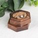 Walnut Wood Jewelry Ring Storage Wooden Engagement Gift Packaging Box_voghion.com