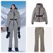 Warm-Skianzug-Set für Damen mit taillierter Jacke und Schlaghose – stylisches Winteroutfit für Schneesport & Streetwear (S/M/L)_voghion.com
