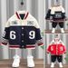Boys' 2023 New Eition Mi to Large Chilren's Baseball Clothing Sportswear Spring an Autumn Style Western Fashion_voghion.com