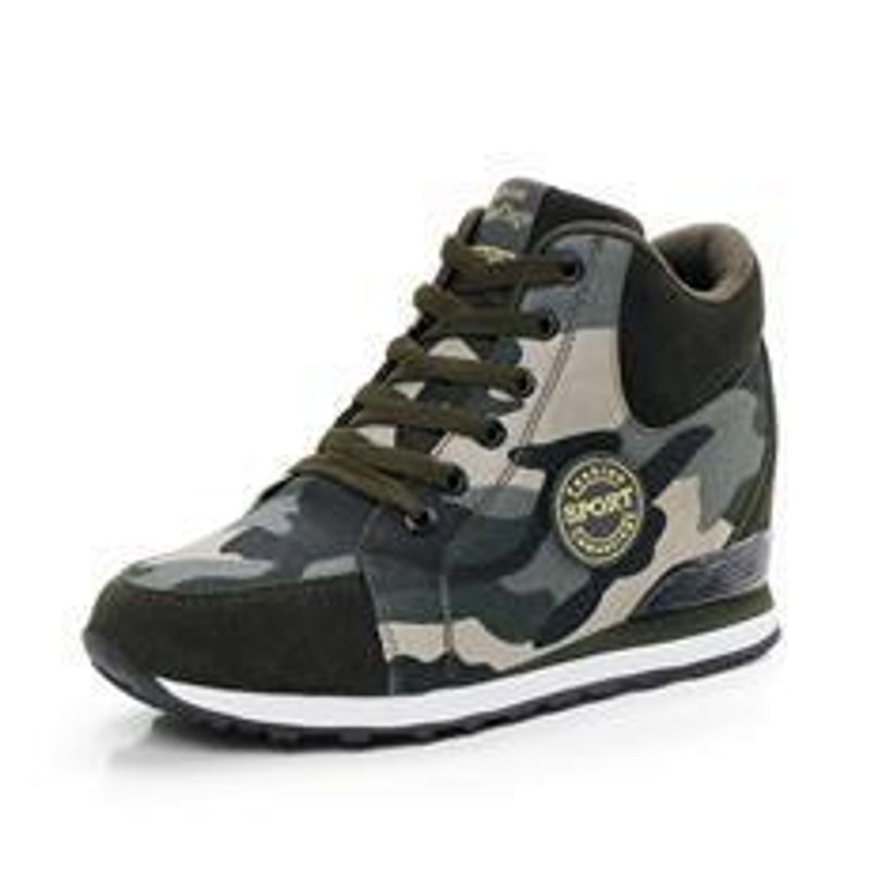 Lässige Damen-Sneaker, atmungsaktive Segeltuchschuhe, Outdoor-Walking-High-Top-Sneaker, rutschfest, bequem_voghion.com