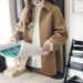 Women's Clothing Wool-Like Trench Coat Long Loose Fit Jacket Japanese Korean Style Slimming Outerwear For Autumn Winter_voghion.com