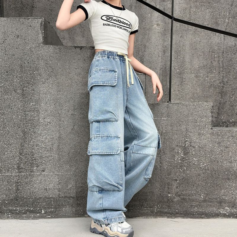 ​​"Stylish Big Pocket Denim Jeans For Boys 3-8 Years - Comfortable Cotton Kids Jeans With Adjustable Waist, Durable & Trendy Casual Pants"​​_voghion.com
