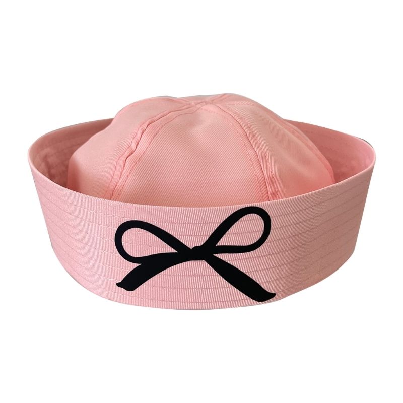 Μόδα Sweet Bows Lady 2000s Fashion Girl Uniform Domed Καπέλο για Γυναίκες_voghion.com