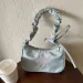 Womens Armpit Shoulder Small Bow Nylon Bottom Bag Stray Summer Simple Wrinkle Handbag Y241123_voghion.com