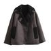Women's Clothing 2023 Autumn Winter New Style Plus Size Ins Fashion Fur Coat With Turn-down Collar Jacket For Women_voghion.com