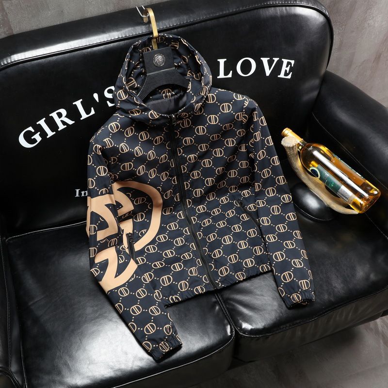 Tumn Winter Printed Jacket Hooded Men S_voghion.com