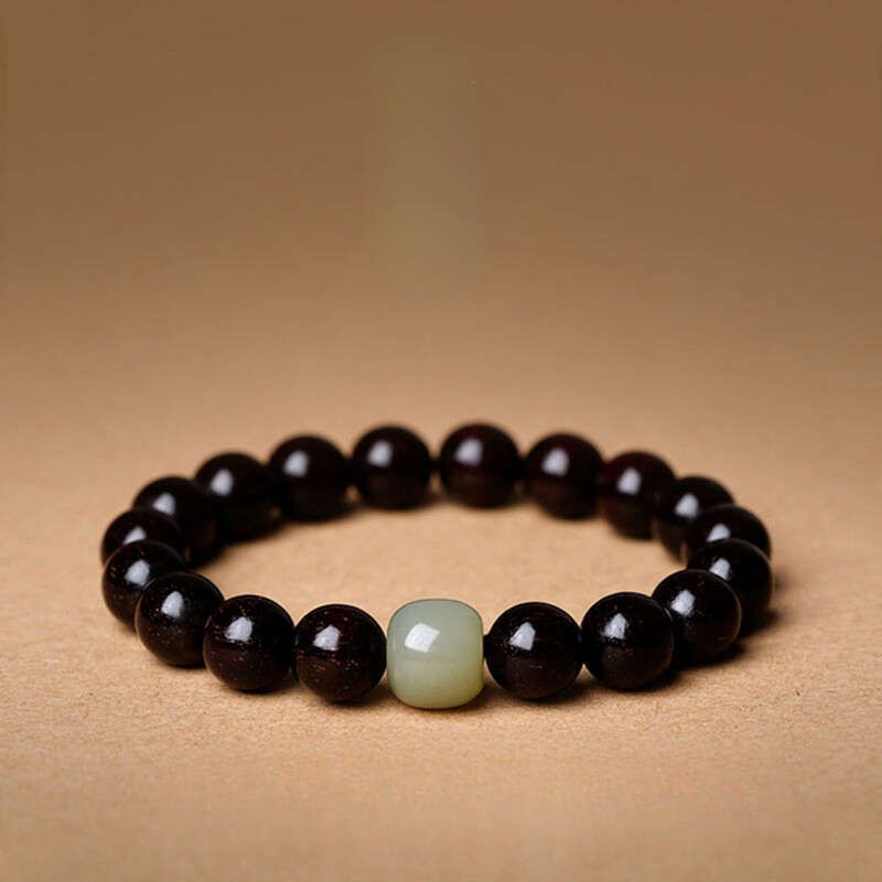 Authentic Old Material Small Leaf Purple Hand String Cultural Play Buddhist For Men And Women Blue Jade Couple's Single_voghion.com