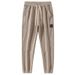 Pantaloni invernali nuovi, alla moda, casual, versatili, con gambe imbottite e caldi in velluto per uomo_voghion.com