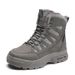 Outdoor-Wanderschuhe für Herren mit Fleecefutter, warme und bequeme Winterskischuhe, High-Top-Sport-Schneestiefel_voghion.com