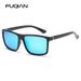 Classic Black Square Polarized Sunglasses Men Fashion Mirror Blue Sun Glasses Unisex Vintage Anti Glare Driving Shades_voghion.com
