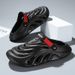 2024 Summer Sandals Indoor House Shoes White Beach Clogs Lightweight Waterproof Sports Flats Slipper For Men_voghion.com
