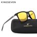 Nuovi arrivi KINGSEVEN New Vision Occhiali da sole da uomo Marchio di design Moda polarizzata Guida notturna Luce migliorata a pioggia Nuvola Nebbia_voghion.com