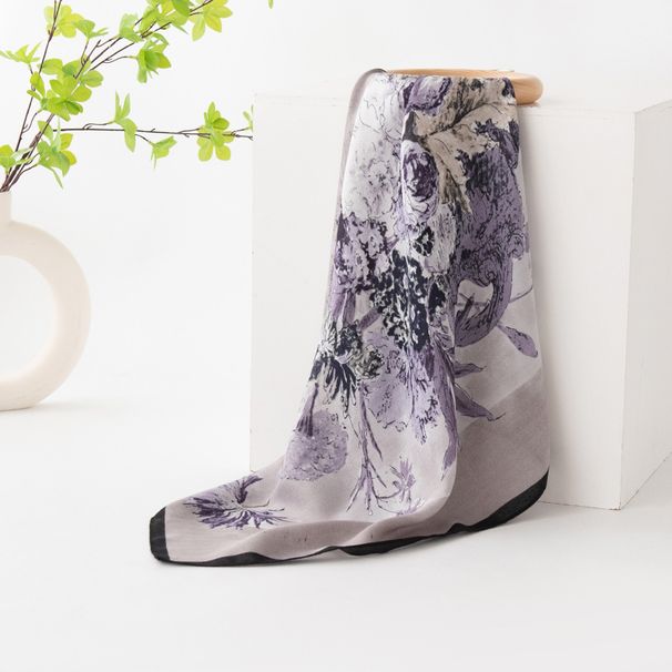 Stampa geometrica artistica di piccoli quadrati, protezione solare in seta simulata, cicatrice, camicia versatile, professionale_voghion.com