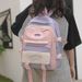 Sacs pour femmes Nouveau sac d'école simple de style printemps sac à dos littéraire à la mode pour fille sac à dos multifonctionnel de grande capacité_voghion.com