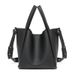 2025 Korean Style Fashion New Soft Leather Litchi Pattern Handbag Basket Niche Simple Versatile Crossbody Bag_voghion.com