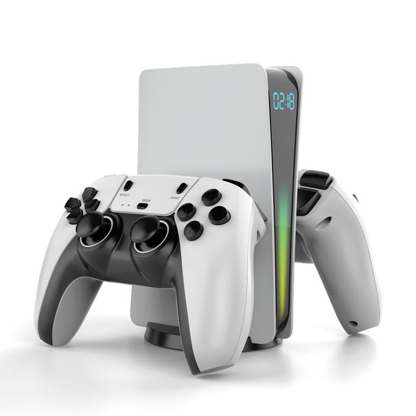 D3 Retro draagbare gameconsole met twee draadloze controllers, ingebouwde luidsprekers en 9 emulators, ondersteunt meer dan 10.000 HD-games voor 2 spelers_voghion.com