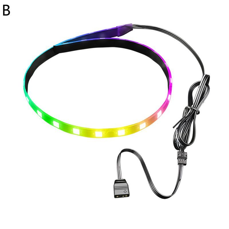 Farfi COOLMOON Striscia LED magnetica 40 cm Case per computer PC Barra luminosa RGB con 4 pin RGB/5 V ARGB per scheda madre_voghion.com