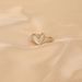Heart-shaped Ring For Women Trendy New · Niche Design Fashion Light Luxury Personality Ins Cold Style Open Finger Ring~_voghion.com