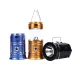 Mini Solar/USB LED Camping Lantern Rechargeable Emergency Power Bank Foldable Portable 4 Light Modes For Camping Fishing_voghion.com