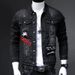 Suitable For All Seasons Men's Denim 2025 Spring Autumn Trend Slim Fit Stretch Trendy Brand Embroidered Jacket_voghion.com
