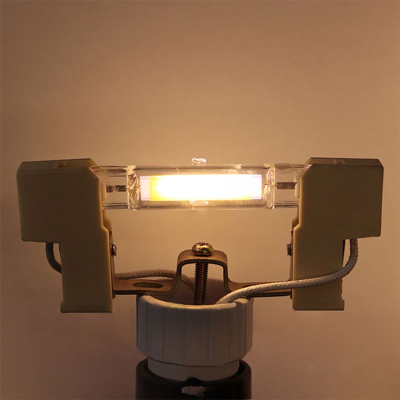 R7S LED Dimmable COB Lamp Bulb Lights Glass 118mm 78mm 8W 16W Ampoule Glass Tube 220-240V COB Glass Replace Halogen Spotlight_voghion.com