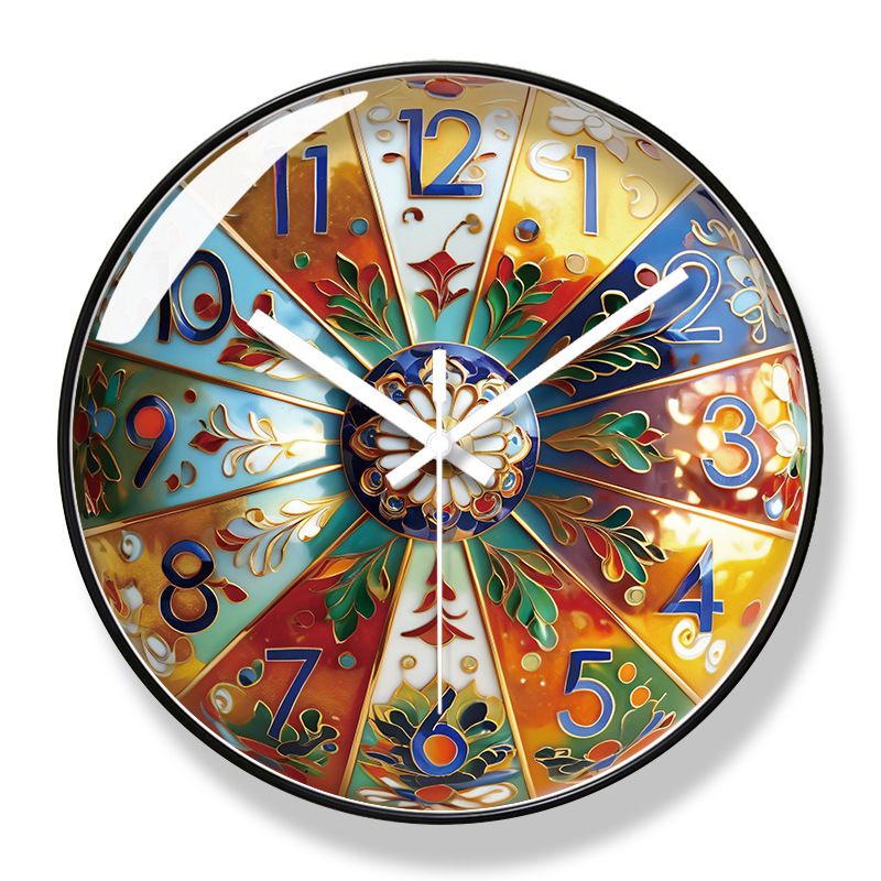 Yipula 7141 Amerikaanse stijl stille woning creatieve persoonlijkheid woonkamer sweep seconde wand kwartsklok_voghion.com