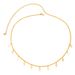 Cross Tassel Body Jewelry, Simple Double Layers Metal Snake Bone Women's Waist Chain_voghion.com