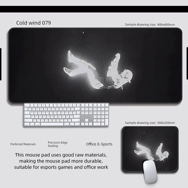 Unbeatable Quality Cool Mouse Oversized Small Size Ins Style Office E-Sports Games Computer Keyboard Laptop Desk Pad_voghion.com