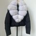 Luxury Winter Short Down Jacket For Women With Detachable Fox Fur Collar, Fashionable & Warm Puffer Coat, Elegant Casual Outerwear_voghion.com