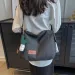 Bolsa transversal feminina de lona, estilo coreano, com alça média, modelo Y2K Harajuku Ita School Textile Stray (código 241007)._voghion.com