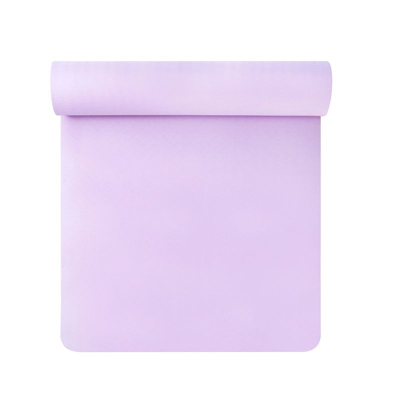 Natural Rubber Yoga Mat with Thickened Position Line 8mm TPE Sports and Fitness Mat for Home Exercise and Outdoor Travel_voghion.com